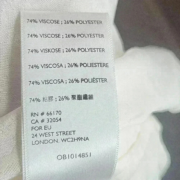 Anthropologie Ivory Wedge Short Sleeves Carson Pocket Floral Boho Top Size M - Picture 9 of 9